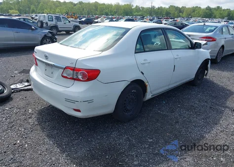 2011 Toyota Corolla Le из США, поврежденный, VIN 2T1BU4EE8BC709924